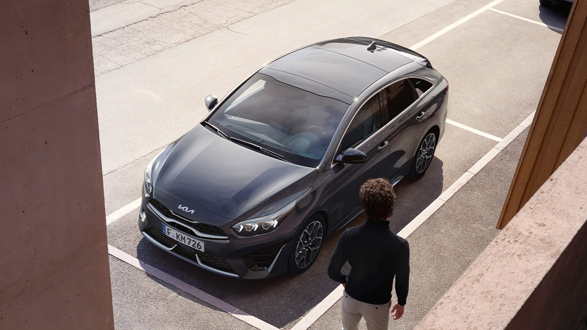 Der Kia ProCeed GT in Schwarz