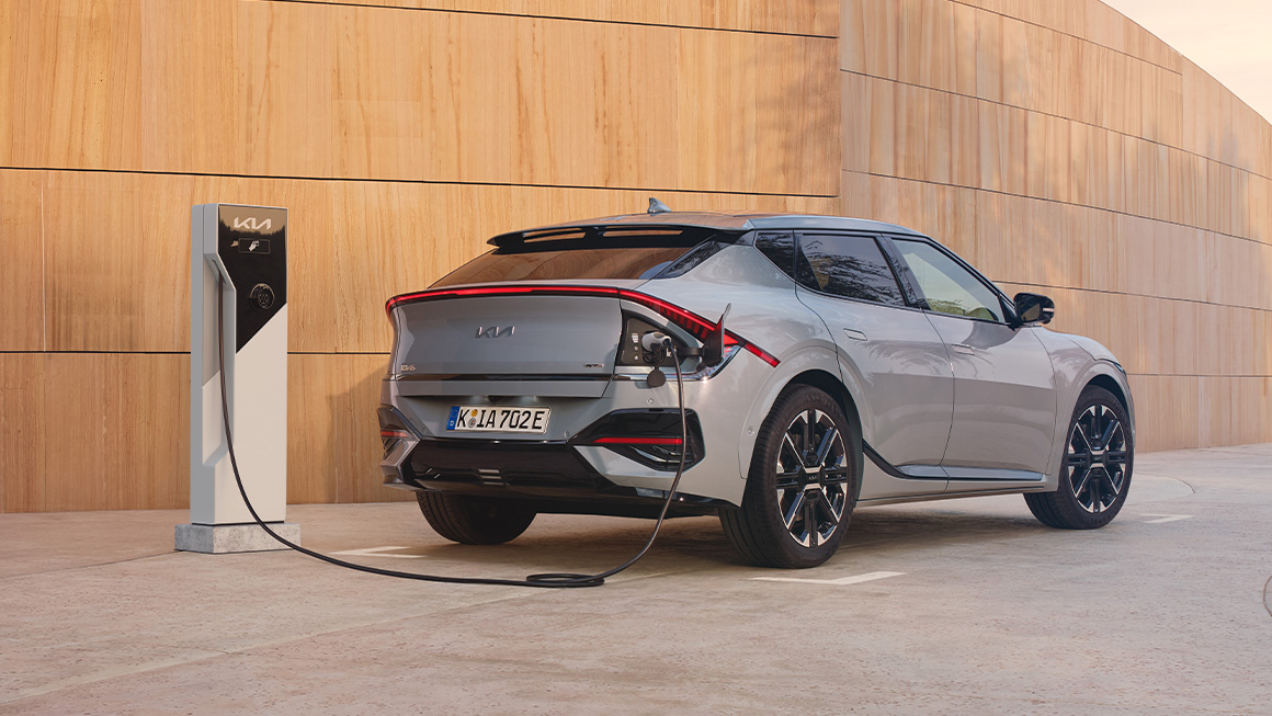 Kia EV6 wird geladen