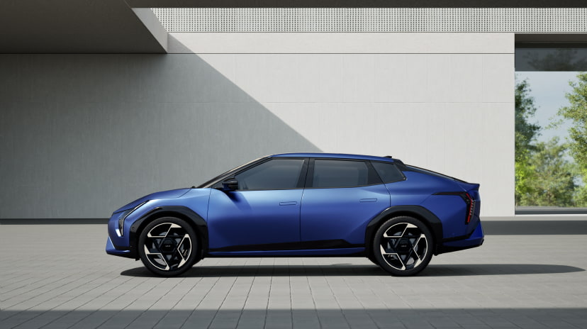 Der Kia EV4 Fastback GT-line - Seitenansicht