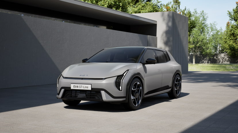 Der Kia EV4 GT-line - Frontansicht