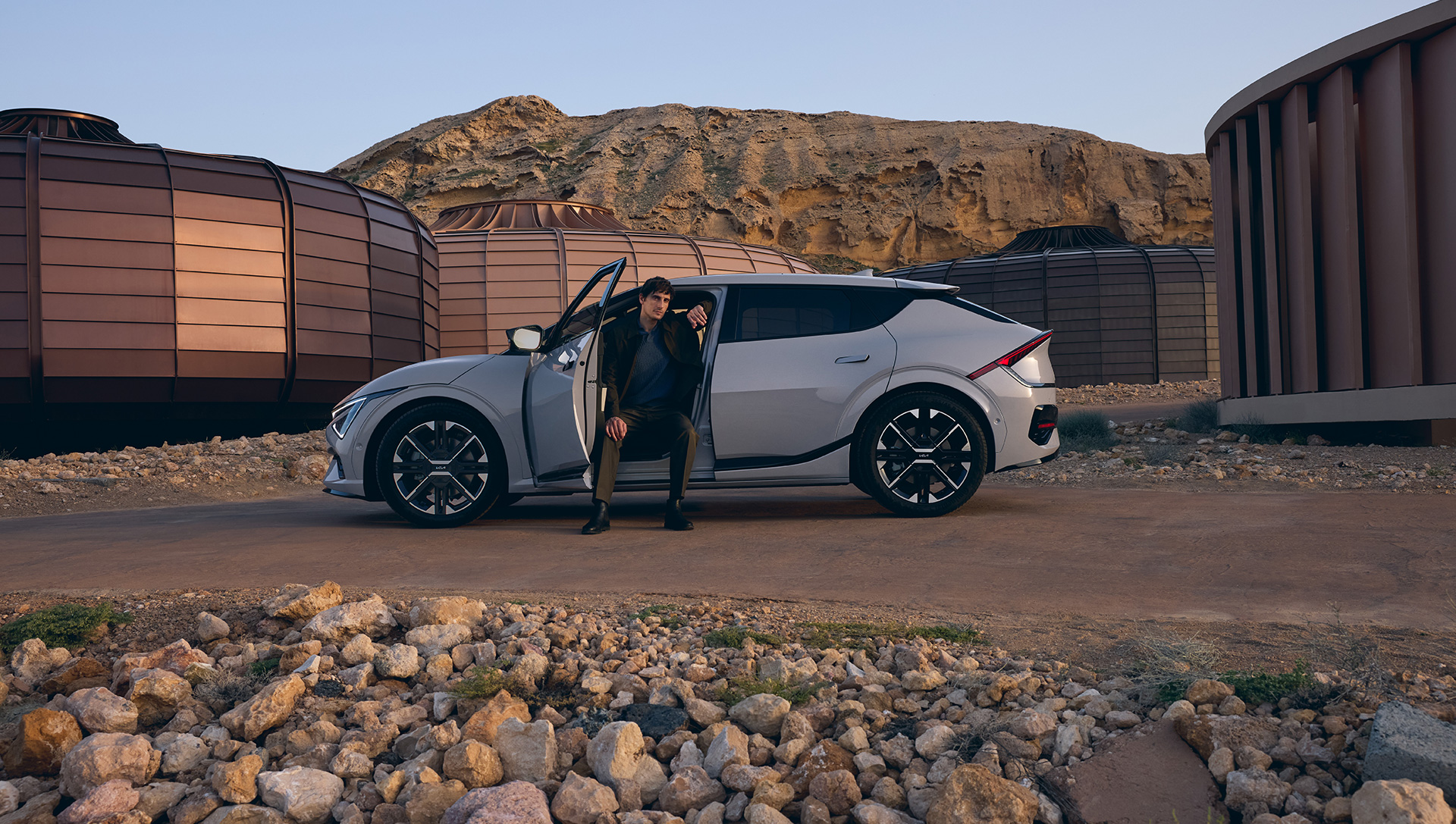 Kia EV6 Seitenansicht mit Talent